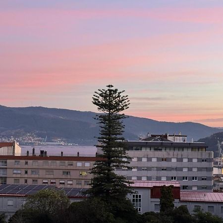 Moderno Apartamento Con Vistas A La Ria De Vigo Bagian luar foto